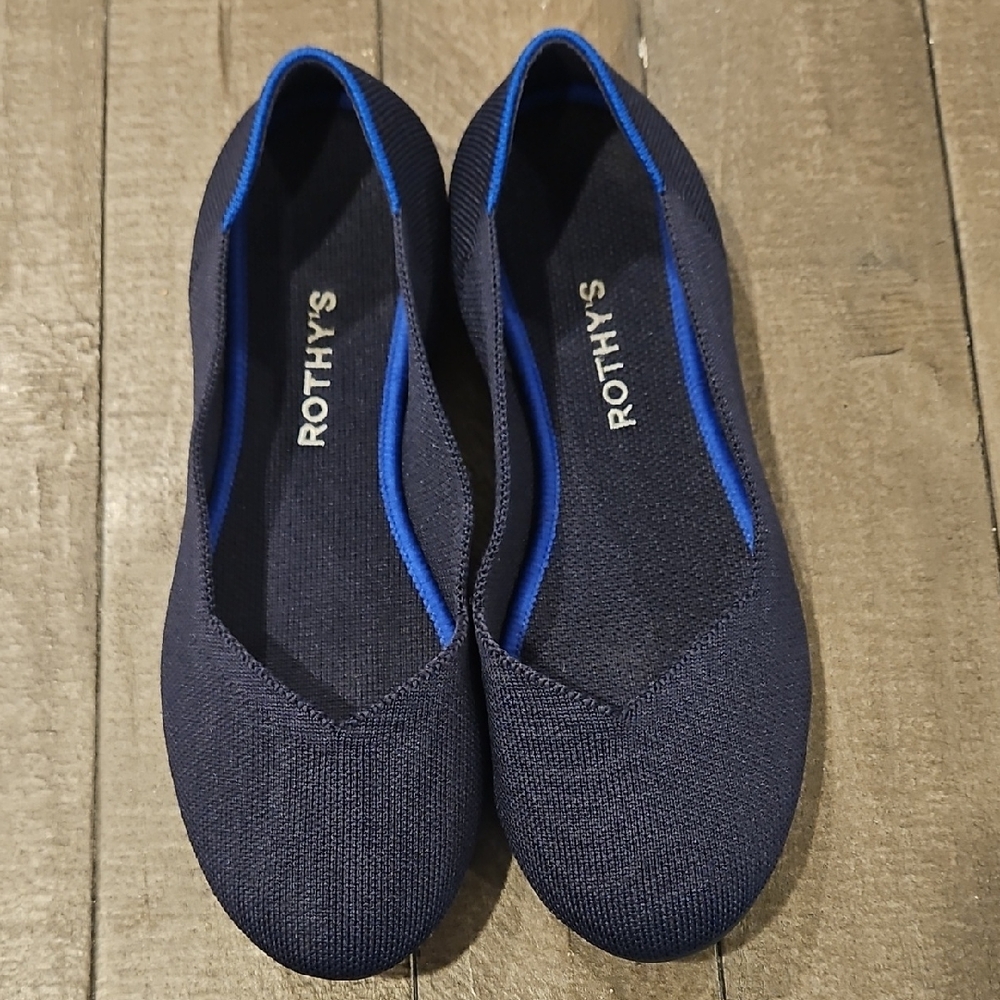 Rothy's Navy Blue Women's Flats Size 9.5